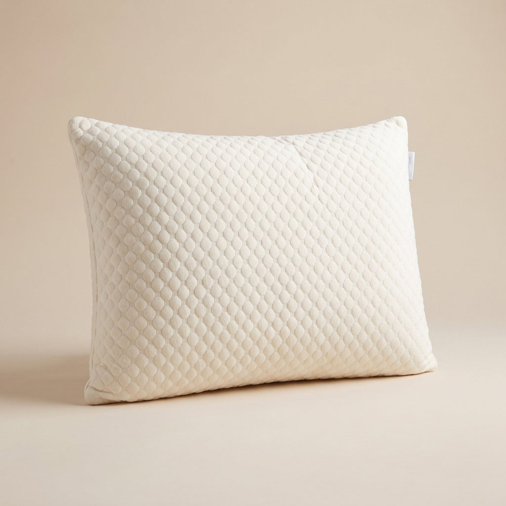 The Cloud Pillow — real product photo, alternate angle on clean studio background