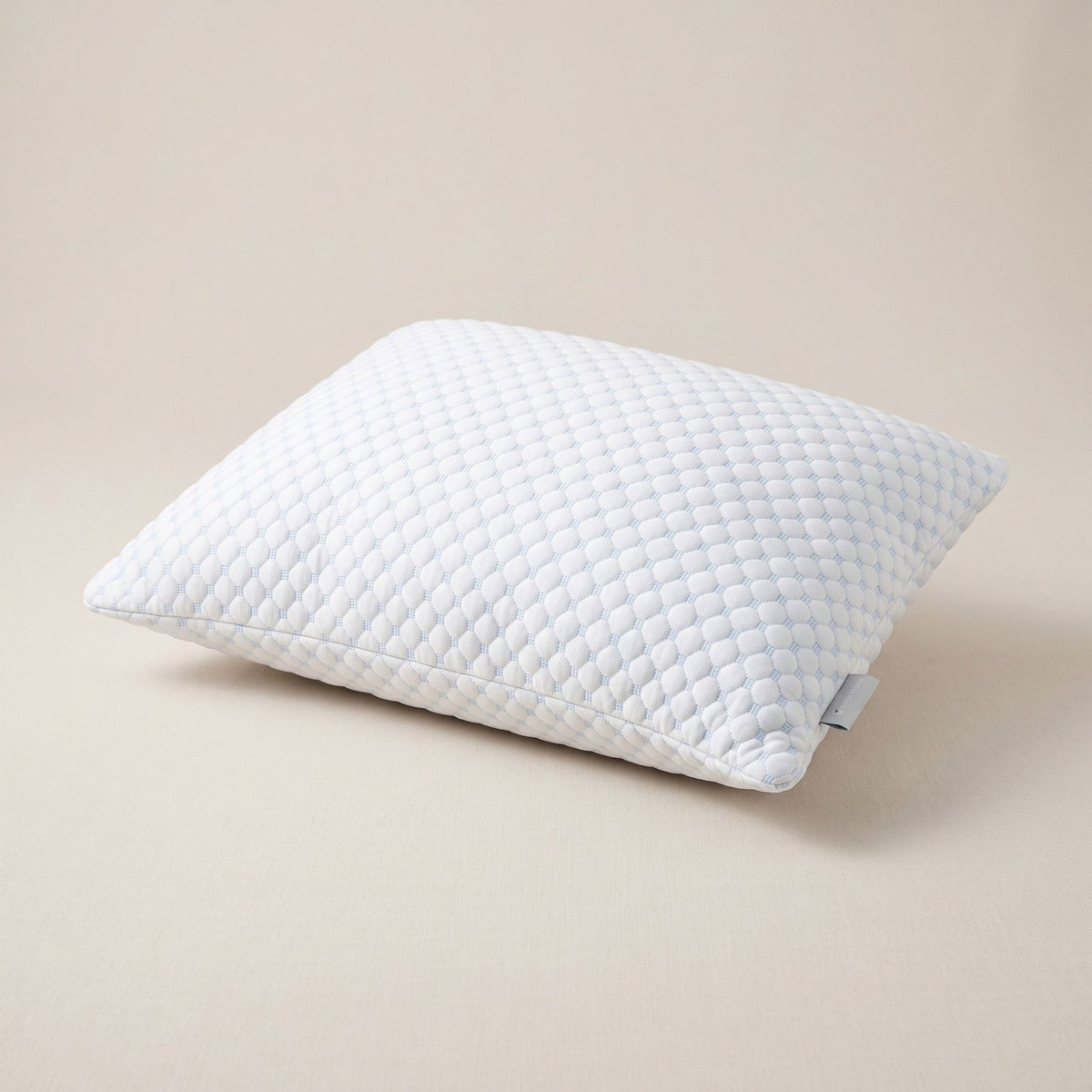 The Cloud Pillow — real product photo, angled hero shot on clean studio background